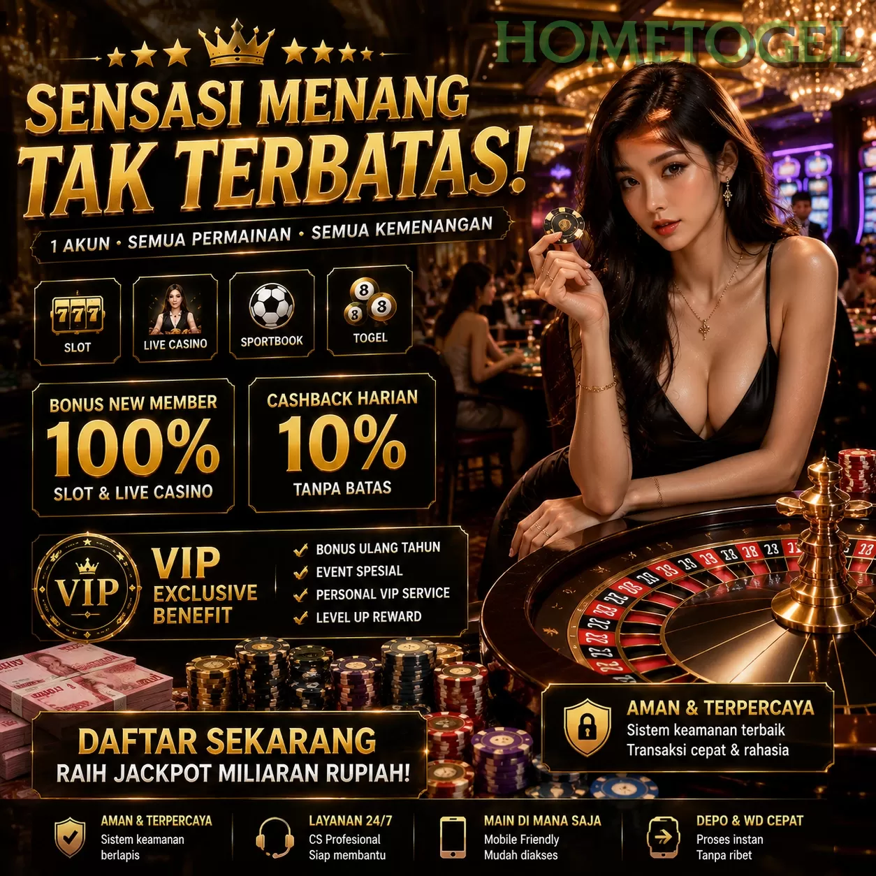 Login hometogel Sekarang Bonus Melimpah